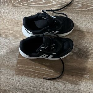 Pre owned Adidas Kids Black and White Sneakers